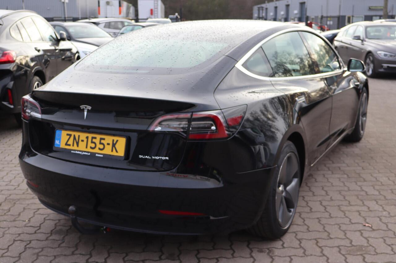 Tesla Model 3 Long Range AWD 75 kWh 89% SOH, Autopilot computer 3, 360 Camera, Cruise control, Lederen interieur