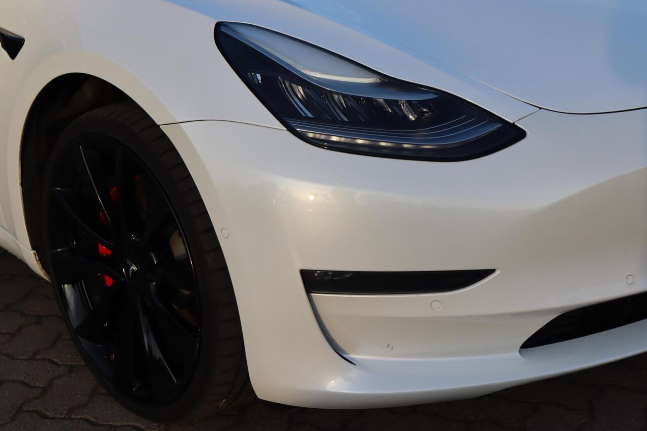 Tesla Model 3 Performance AWD 75 kWh SOH 89%, BTW Auto, Autopilot computer 3.0, Lederen interieur, 360 Camera,