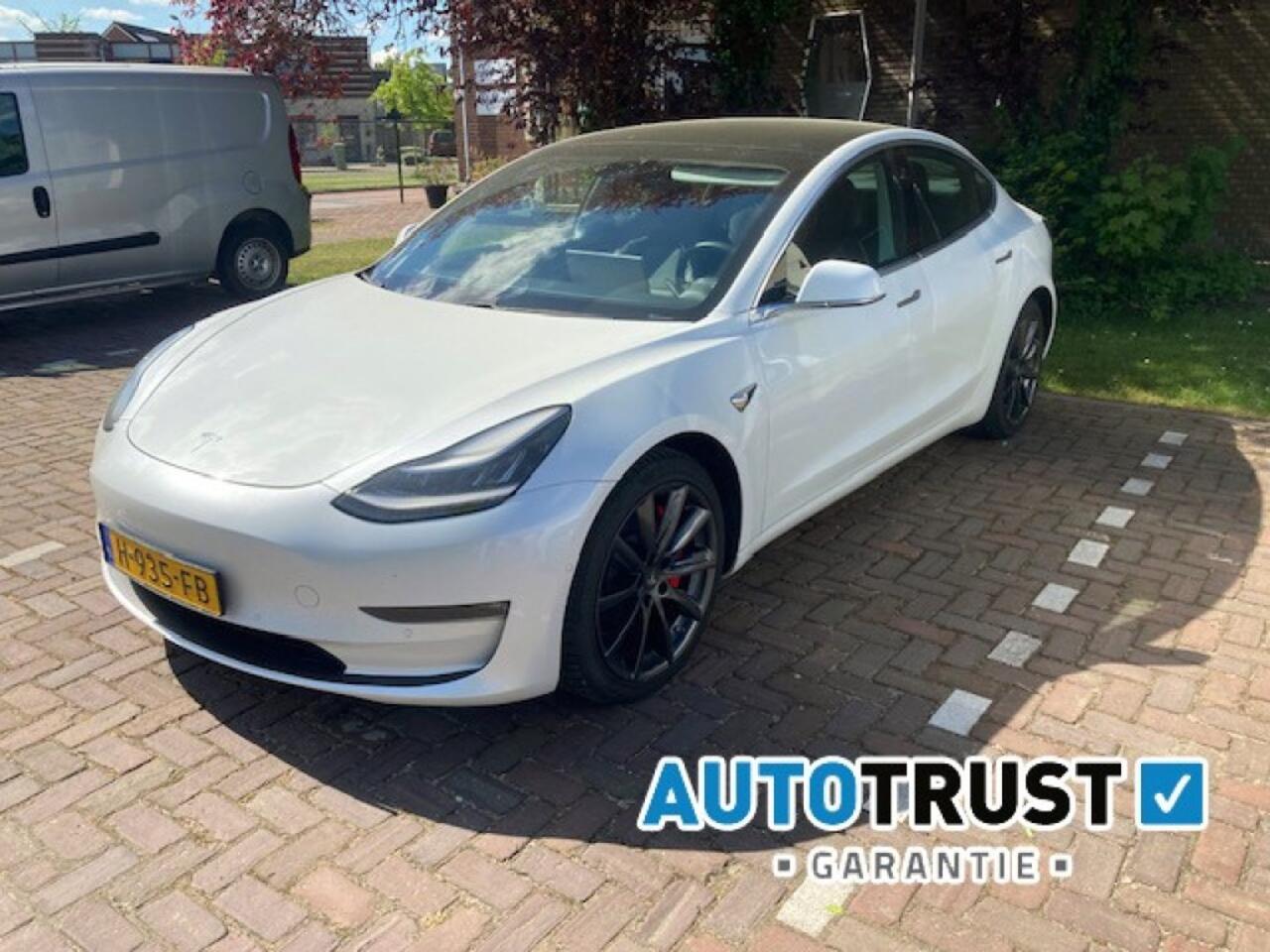 Tesla Model 3 Performance 4WD 486 pk 530 km WLTP 8 jaar garantie op accu 1e eigenaar