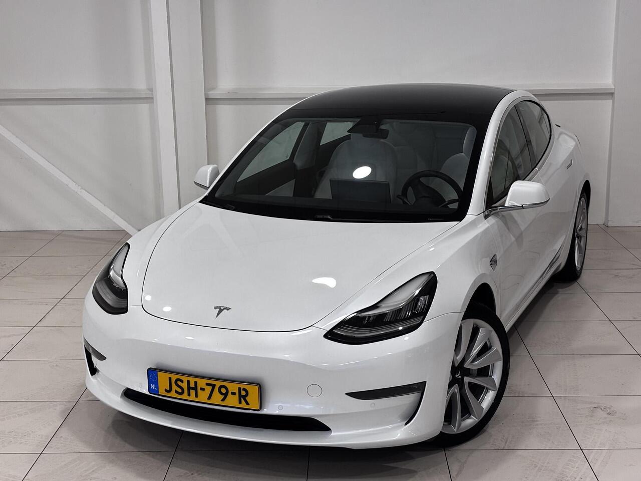 Tesla Model 3 Long Range AWD 75 kWh | Wit leder | Trekhaak | SOH 87% |