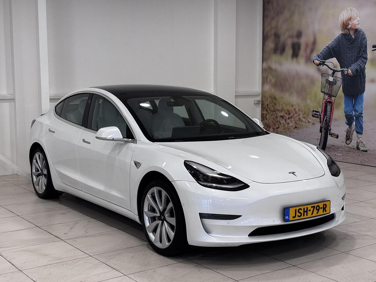Tesla Model 3 Long Range AWD 75 kWh | Wit leder | Trekhaak | SOH 87% |