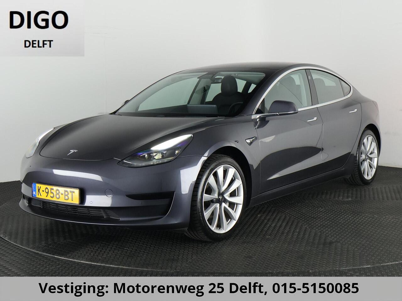 Tesla Model 3 RWD PLUS 60KWH 1e EIG.ACCU SOH 93! BIJNA 2021 GARANTIE TOT 2031* PARKEERSENSOREN V+A . PANORAMADAK . APPLE CARPLAY & ANDROID AUTO . STOELVERWARMING