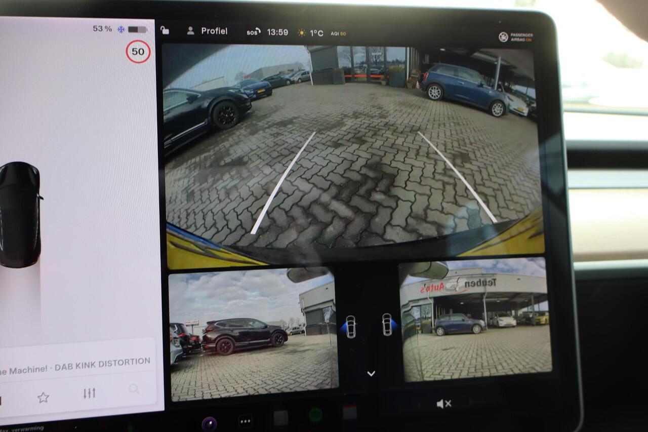 Tesla Model 3 Long Range AWD 75 kWh 89% SOH, Autopilot computer 3.0, 360 Camera, Cruise control, Navigatie, Stoelverwarming