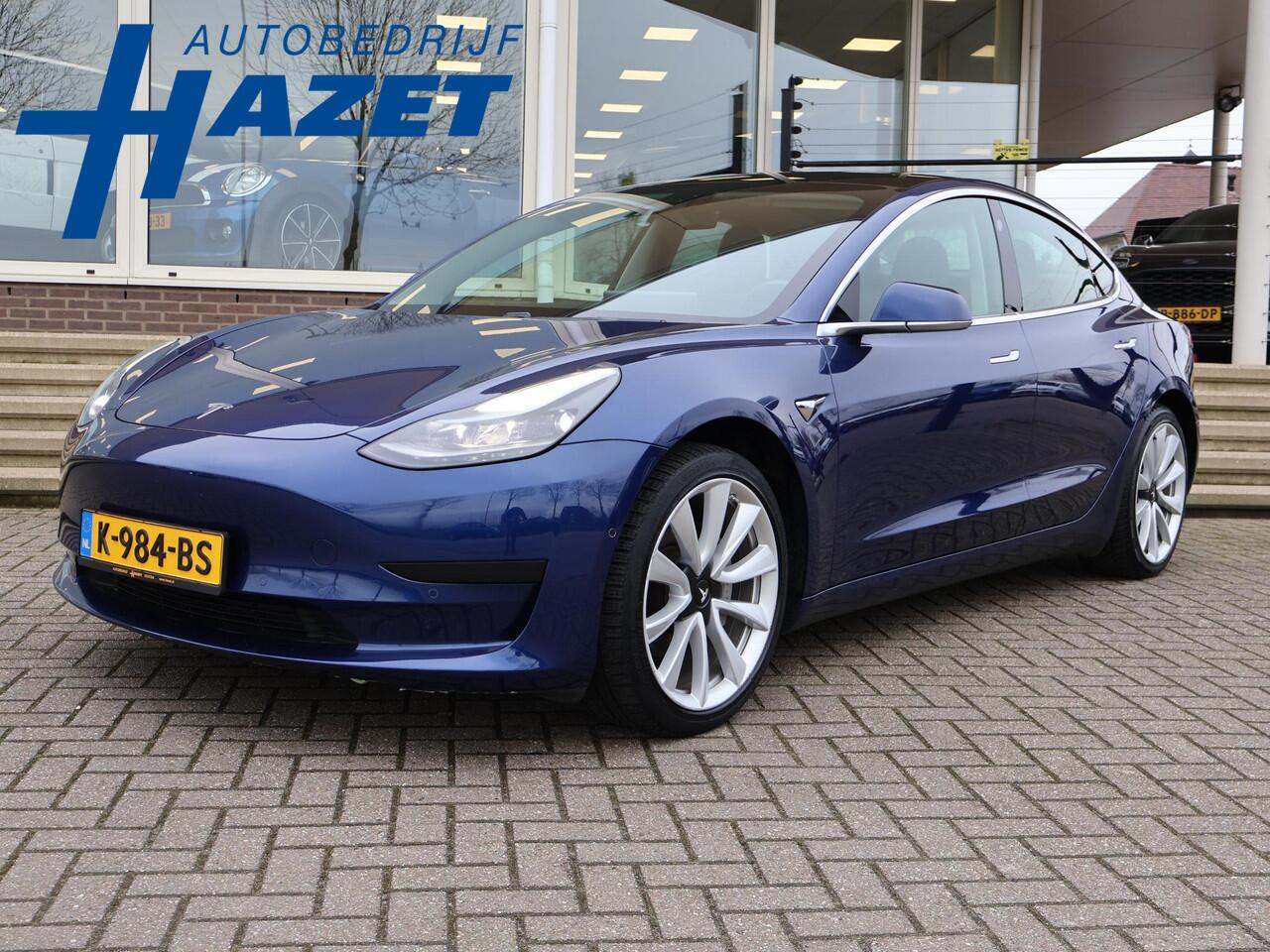 Tesla Model 3 60 kWh RWD *BTW* + AFN. TREKHAAK | LEDER | AUTOPILOT | PANORAMA | 3 CAMERA'S