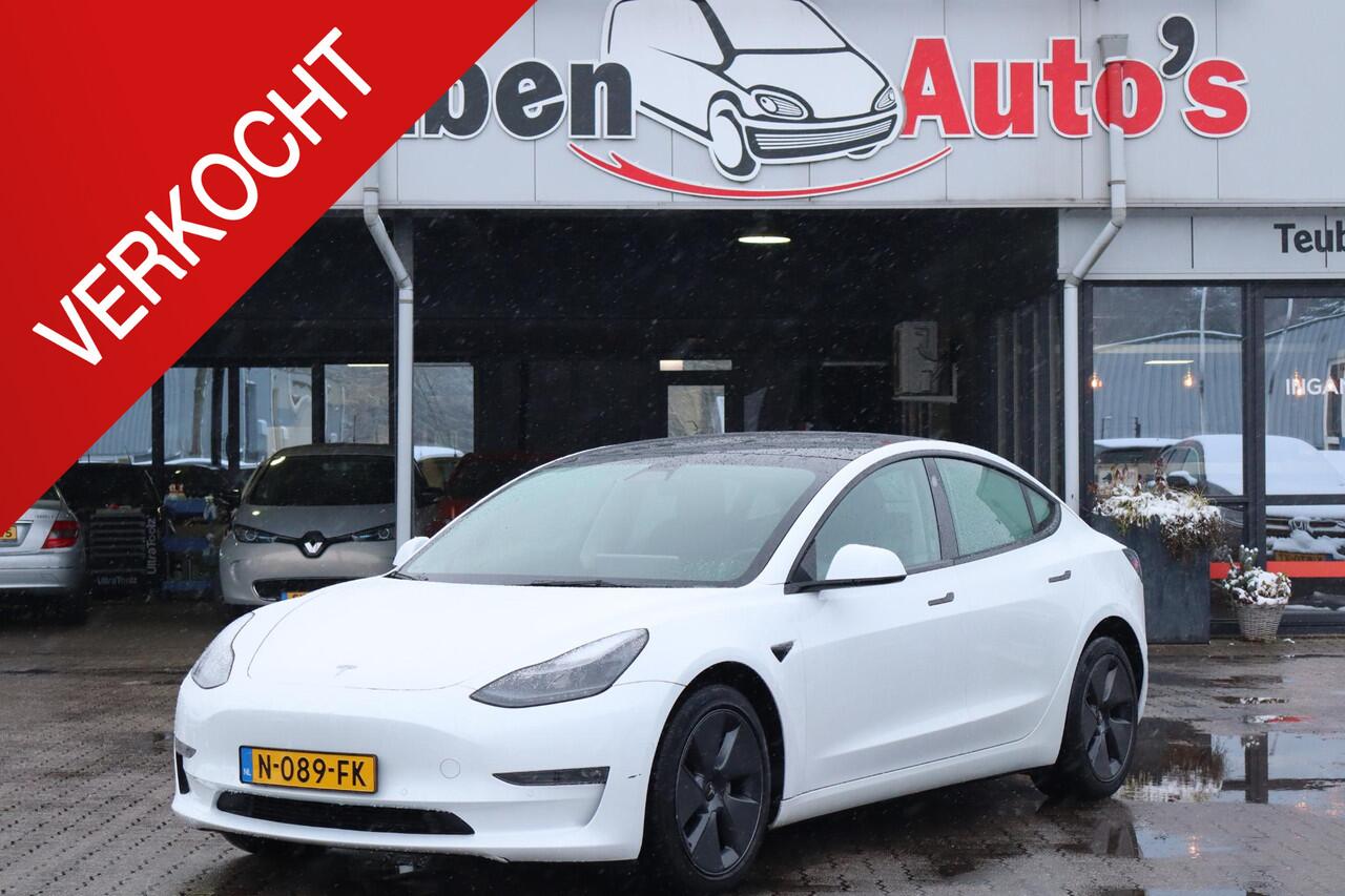Tesla Model 3 Long Range AWD 75 kWh 93,3% SOH, BTW Auto, FSD (mogelijkheid voor Full Self-Driving), Warmtepomp, 360 Camera, BTW Auto