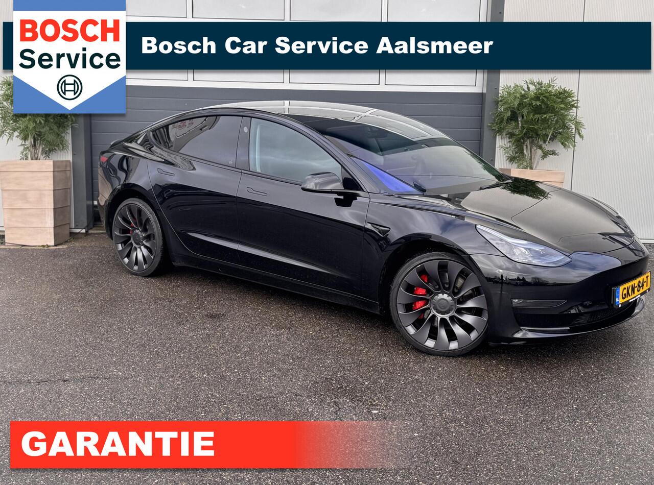 Tesla Model 3 Performance AWD 75 kWh / SPORT STUUR / PANO / SOH 93% /