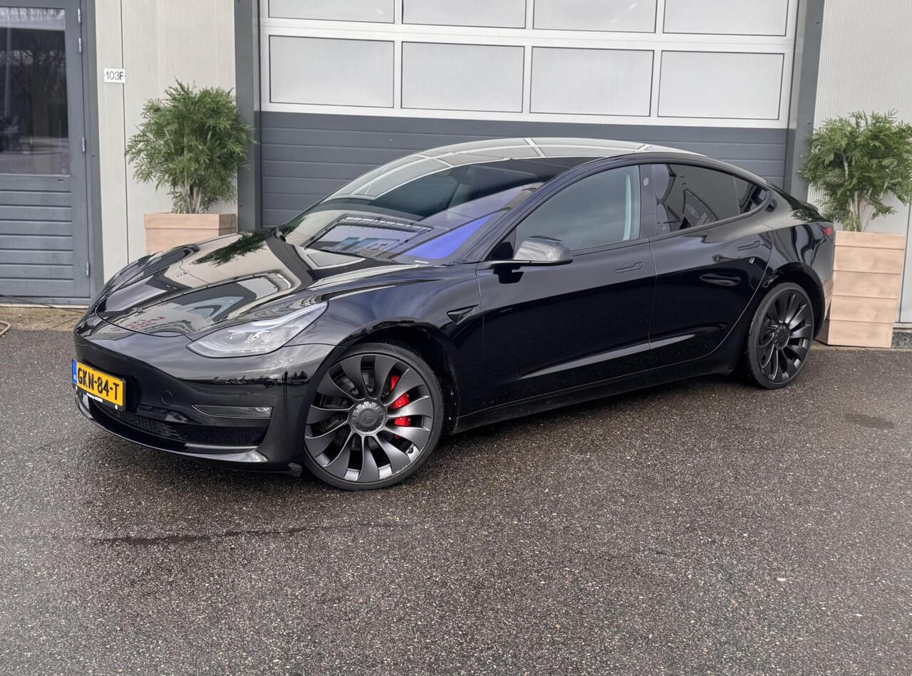 Tesla Model 3 Performance AWD 75 kWh / SPORT STUUR / PANO / SOH 93% /