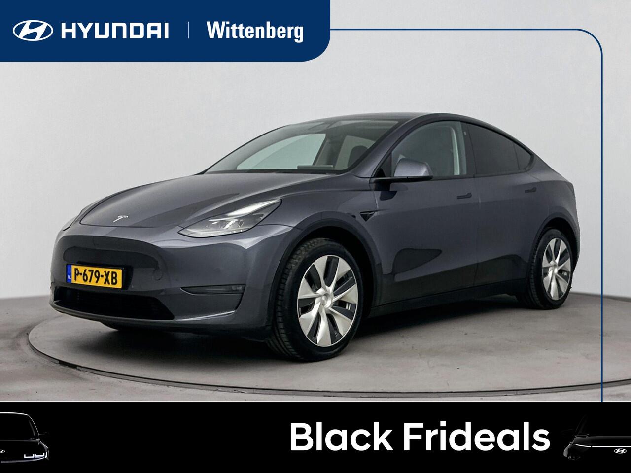 Tesla Model Y Long Range AWD 75 kWh | Leder | Panoramadak | Trekhaak afn.kogel | Navi | Cruise | Soh 91,8% |