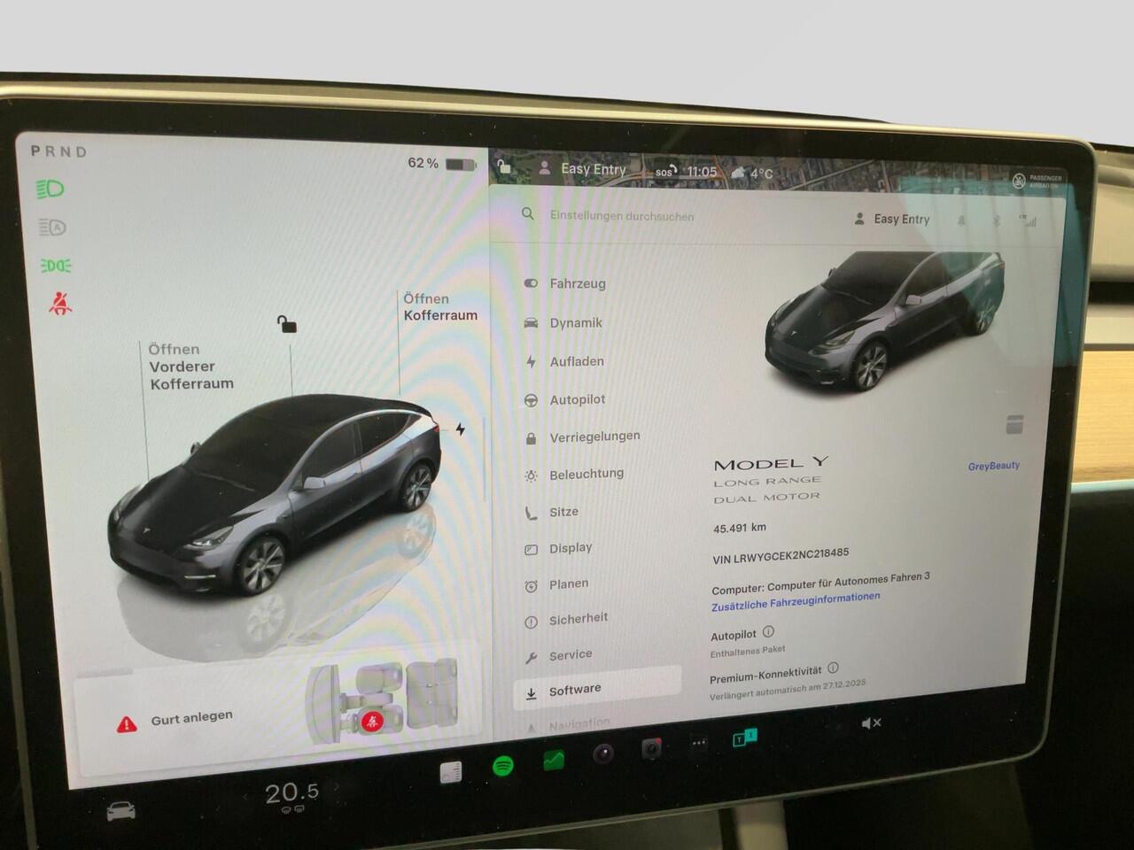 Tesla Model Y Long Range AWD 75 kWh 514pk | Trekhaak | Panoramadak |