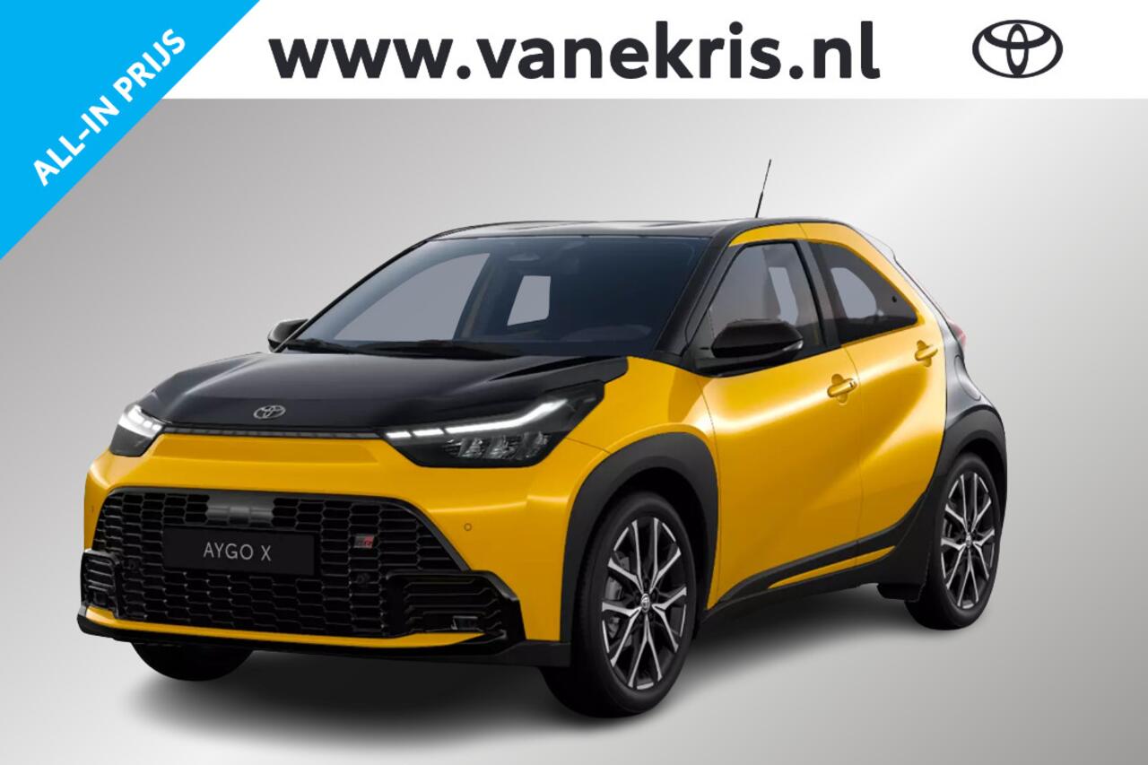 Toyota AYGO X Hybrid 115 GR Sport, Snel leverbaar, JBL Audio, Apple Carplay / Android Auto, Parkeersensoren, Keyless Entry!!