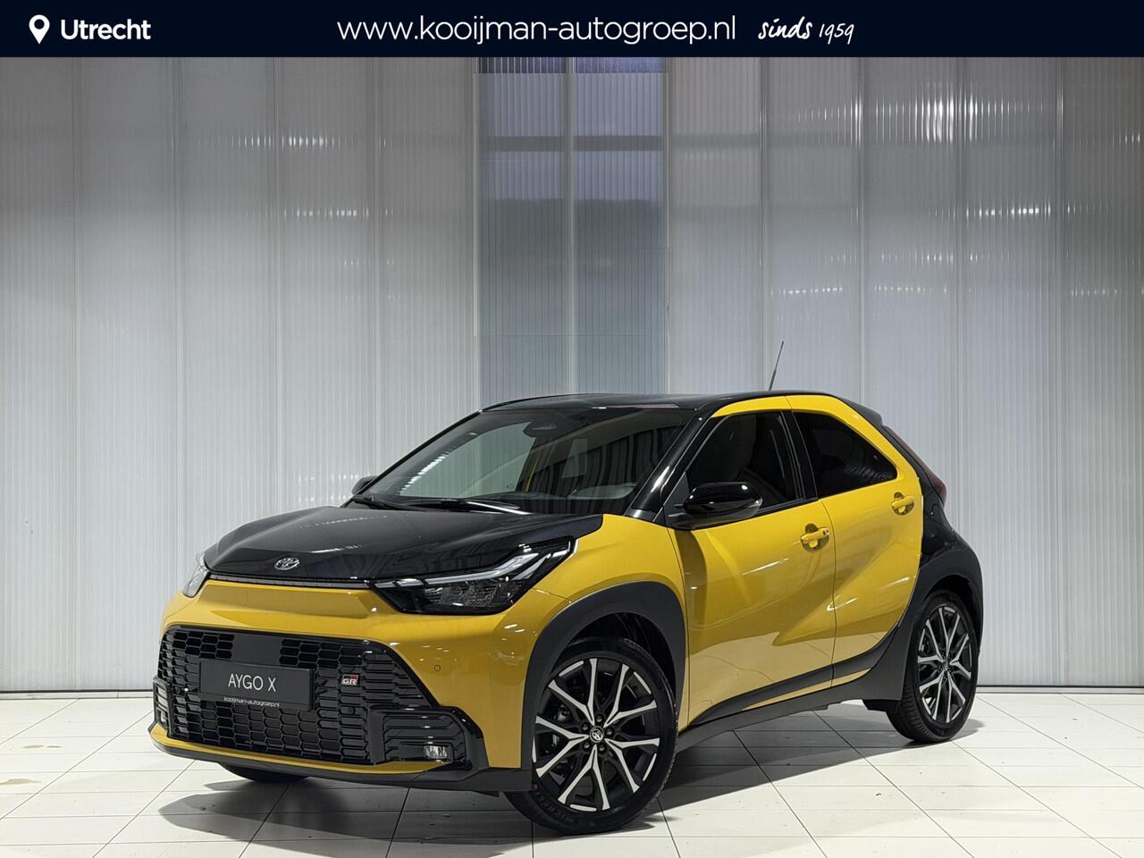 Toyota AYGO X Hybrid 115 GR Sport NIEUW MODEL | JBL-AUDIO | 18'' LM-VELGEN | KEYLESS | PARKEERSENSOREN V+A | STOELVERW | NAVI | CLIMA