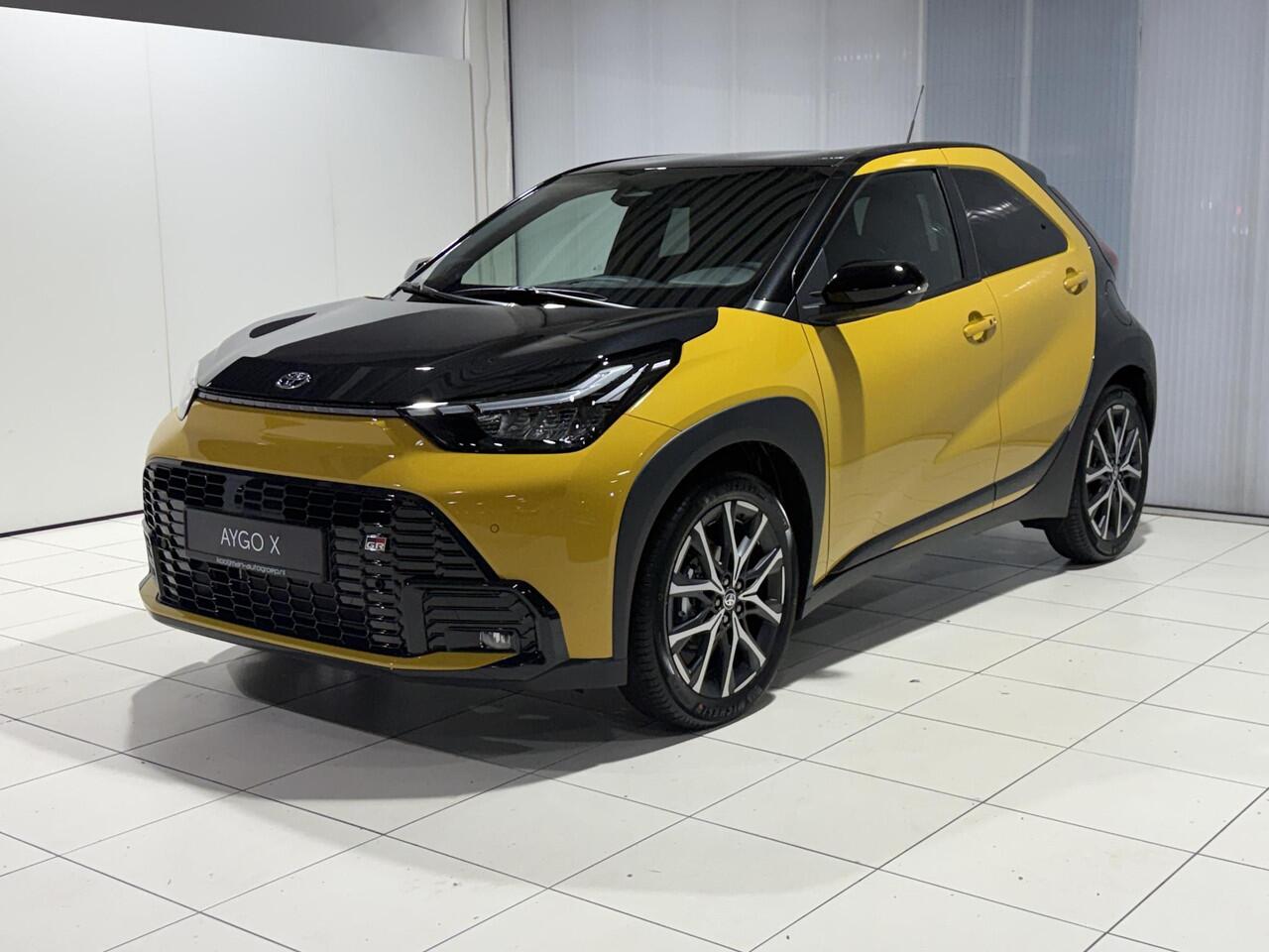 Toyota AYGO X Hybrid 115 GR Sport NIEUW MODEL | JBL-AUDIO | 18'' LM-VELGEN | KEYLESS | PARKEERSENSOREN V+A | STOELVERW | NAVI | CLIMA