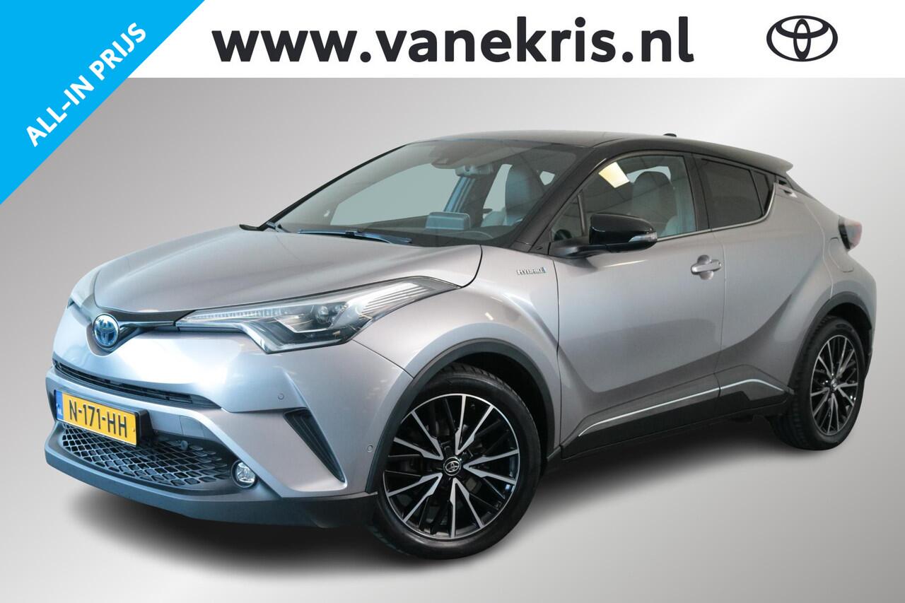 Toyota C-HR 1.8 Hybrid Bi-Tone Limited, Leder, Navi, JBL Stoelverwarming, Navigatie, BSM, Keyless Entry / start, Parkeercamera
