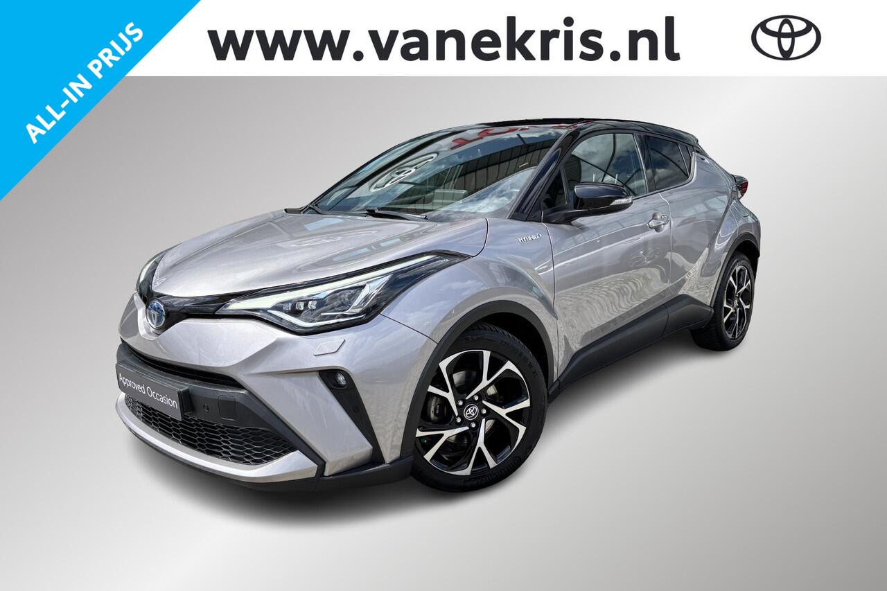 Toyota C-HR 1.8 Hybrid First Edition, All season, BSM, Stuur verwarming, Stoelverwarming.