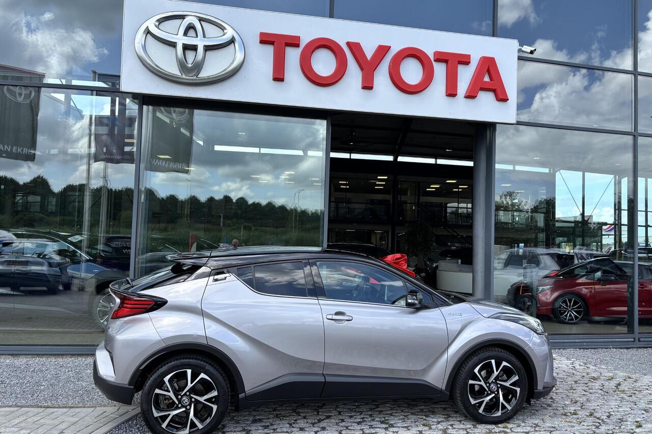 Toyota C-HR 1.8 Hybrid First Edition, All season, BSM, Stuur verwarming, Stoelverwarming.