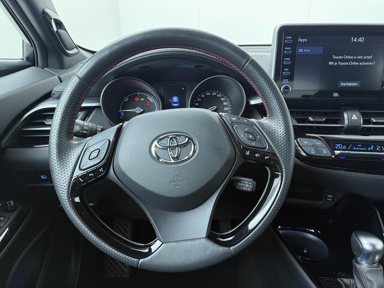 Toyota C-HR 2.0 Hybrid GR-Sport | 152 PK | Automaat | 19" LM velgen | GR Sport | LED verlichting | JBL premium audio | Voorstoelen verwarmd |