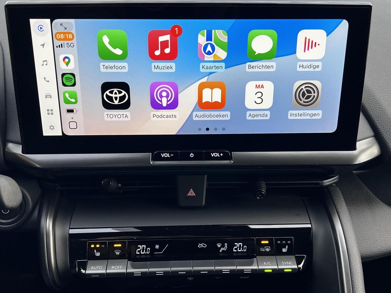 Toyota C-HR 1.8 Hybrid 140 Dynamic Automaat / Fabrieksgarantie tot 10 jaar mogelijk / Stuur-, stoel- en voorruitverwarming / Navigatie / Camera / Climate Control / Apple Carplay/Android auto / 18" LM wielen /