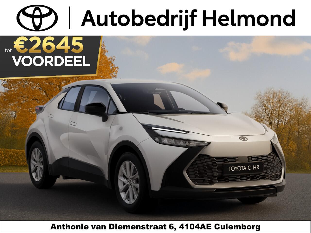 Toyota C-HR 1.8 Hybrid 140 Active ¤33.650,- RIJKLAAR! Nu ¤2.645,- voordeel! Nu extra scherp geprijsd!