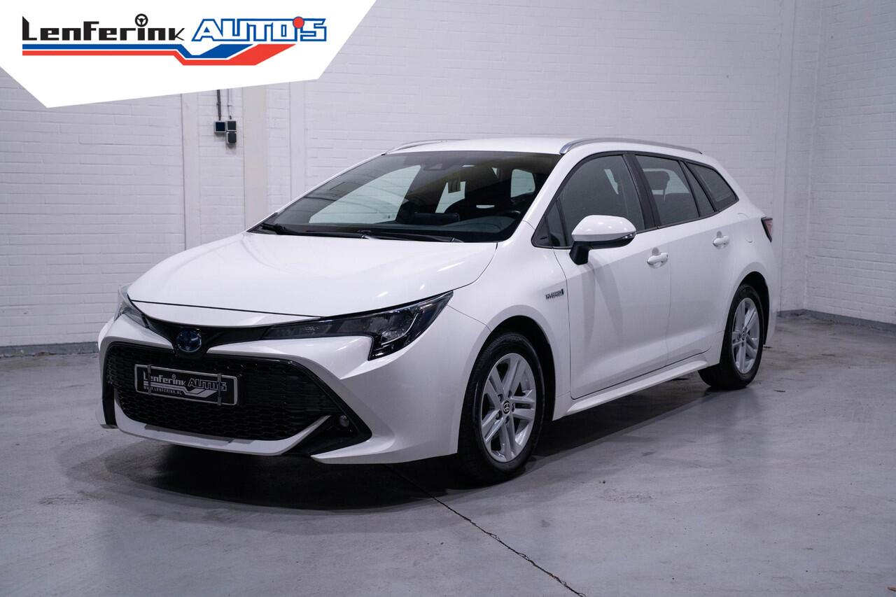 Toyota COROLLA Touring Sports 2.0 Hybrid Dynamic navigatie privateglas afneembare trekhaak allu-dakrail camera multi-stuurbediening service-boekje aanwezig schakelflippers aan het stuur key-less entry en start