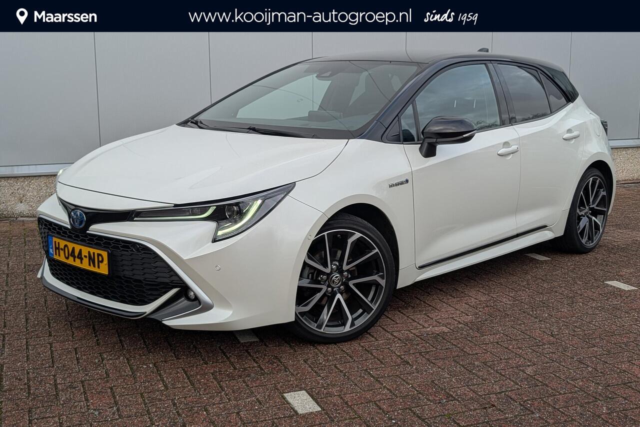 Toyota COROLLA 1.8 Hybrid Executive | Afneembare trekhaak | Bi-tone zwart dak | Led verlichting|PDC V+A| BSN | Half leer | Stoelverwarming |