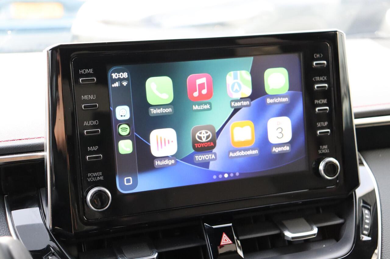 Toyota COROLLA 1.8 Hybrid Executive, Panoramadak Navi, Stoelverwarming, Parkeersensoren, Apple Carplay, Black Pack.