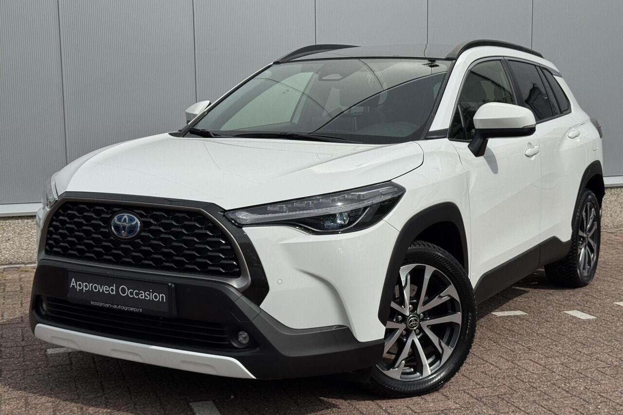 Toyota COROLLA Cross 1.8 Hybrid Executive Edition Panoramadak, Dodehoekdetectie, Parkeersensoren voor + achter, Elektrische achterklep, Led, Navi, Garantie t/m 2034!