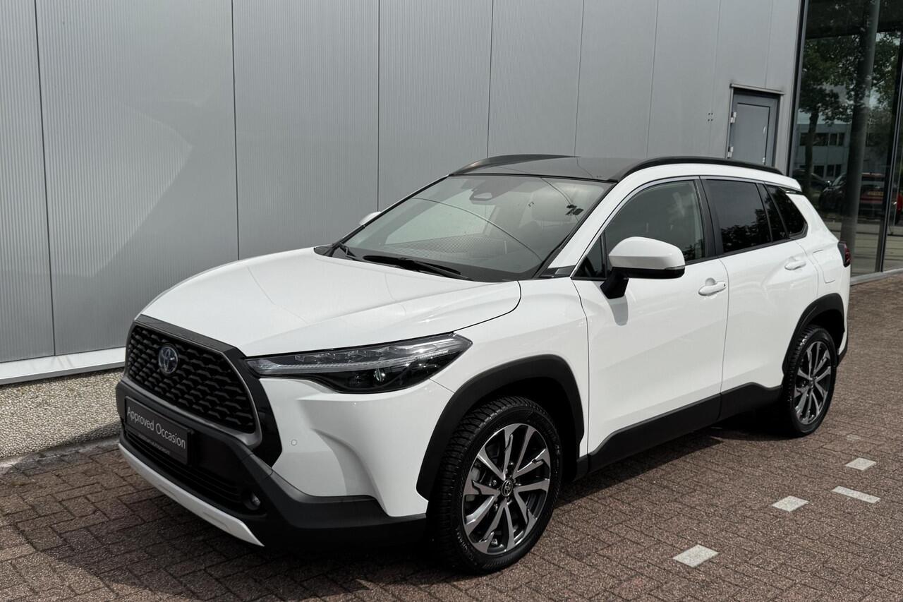 Toyota COROLLA Cross 1.8 Hybrid Executive Edition Panoramadak, Dodehoekdetectie, Parkeersensoren voor + achter, Elektrische achterklep, Led, Navi, Garantie t/m 2034!