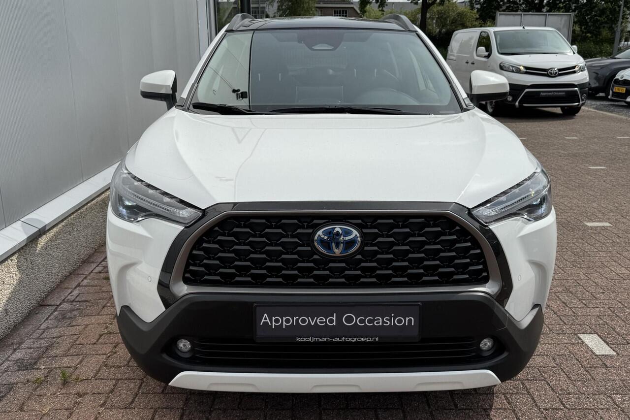 Toyota COROLLA Cross 1.8 Hybrid Executive Edition Panoramadak, Dodehoekdetectie, Parkeersensoren voor + achter, Elektrische achterklep, Led, Navi, Garantie t/m 2034!