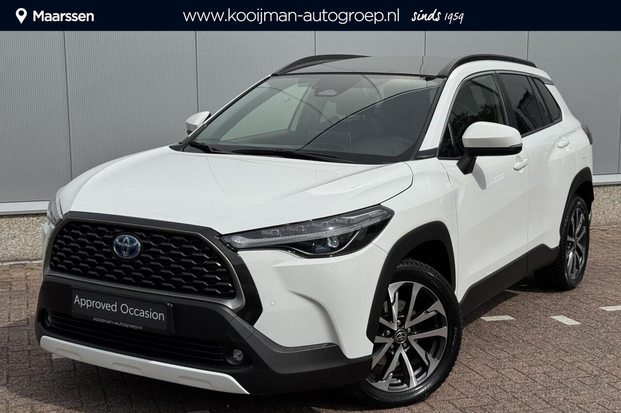 Toyota COROLLA Cross 1.8 Hybrid Executive Edition Panoramadak, Dodehoekdetectie, Parkeersensoren voor + achter, Elektrische achterklep, Led, Navi, Garantie t/m 2034!
