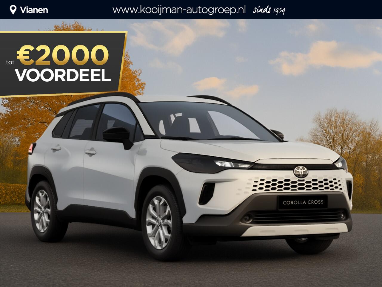 Toyota COROLLA Cross Hybrid 140 Active ¤37.495,- RIJKLAAR! Nu ¤2.000,- voordeel! Nu extra scherp geprijsd!