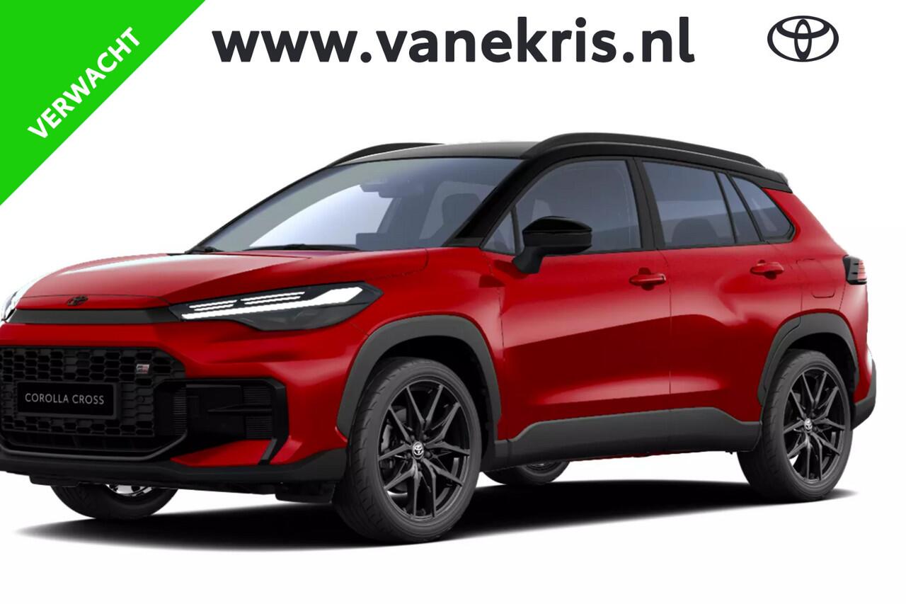 Toyota COROLLA Cross Hybrid 180 GR Sport panoramisch dak, nieuw en snel leverbaar (juni 2026) met ¤1500 inruilvoordeel