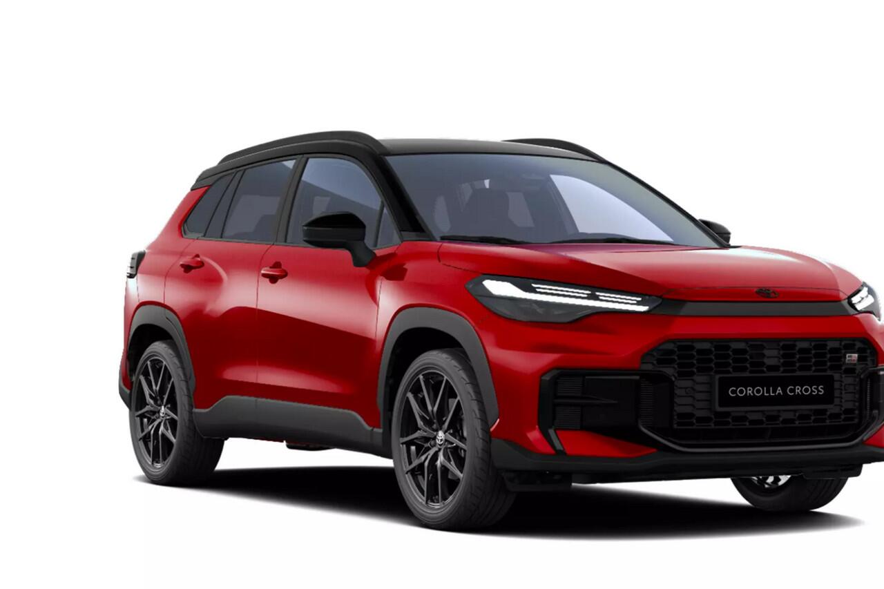 Toyota COROLLA Cross Hybrid 180 GR Sport panoramisch dak, nieuw en snel leverbaar (juni 2026) met ¤1500 inruilvoordeel