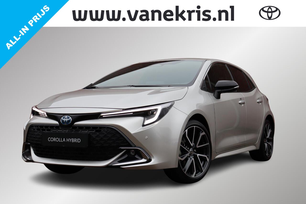 Toyota COROLLA Hybrid 180 Executive ,Stoel & Stuurverwarming, Parkeersensoren voor en achter, Head Up Display, Cruise & Climate Control, Nieuw en direct leverbaar!