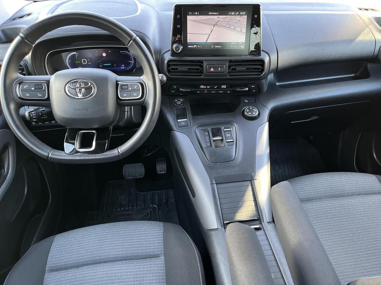 Toyota PROACE CITY Verso Electric 50KWH Lang 7P | Navigatie | Parkeersensoren | Stoelverwarming | Keyless entry |