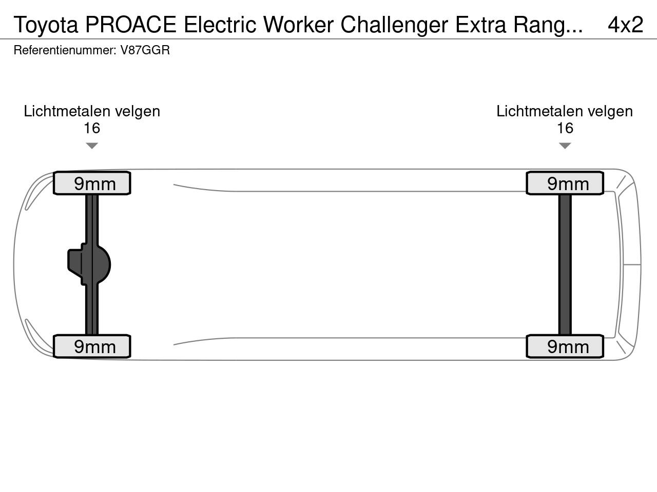 Toyota PROACE Electric Worker Challenger Extra Range Long 75 kWh automaat