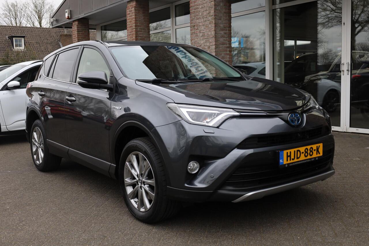 Toyota RAV4 2.5 Hybrid AWD LEER/MEMORY CAMERA PANO 18"LMV ELEK.LAADKLEP STOELVERW. DAB NAVI ENZ.