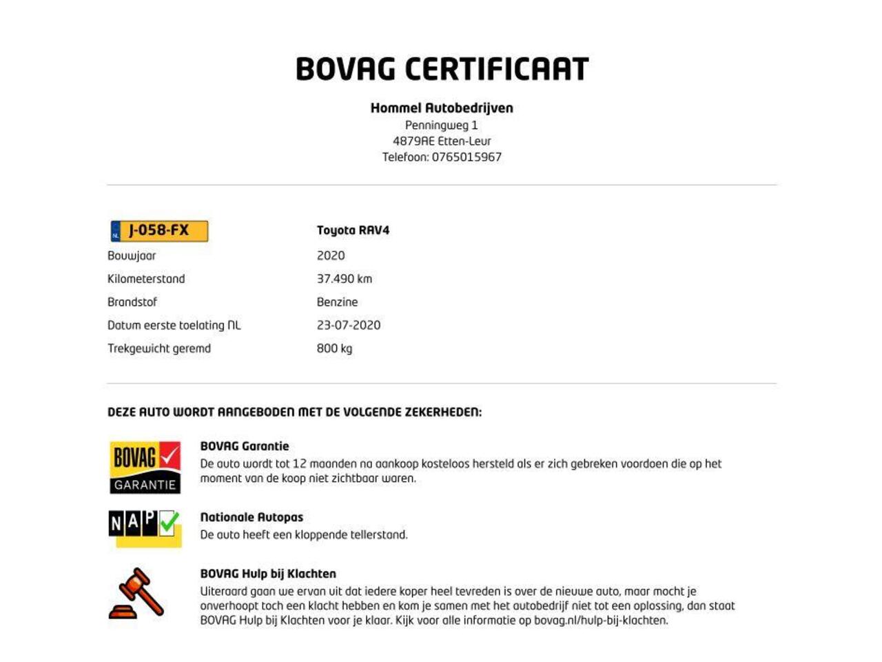 Toyota RAV4 2.5 Hybrid Style - ORIGINEEL NEDERLANDSE AUTO - AFNEEMBARE TREKHAAK (800KG GEREMD) - ELEKTRISCHE ACHTERKLEP - VOORSTOELEN VERWARMD - APPLE CARPLAY/ANDROID AUTO - CRUISE CONTROL ADAPTIEF - KEYLESS ENTRY/START - ACHTERUITRIJCAMERA