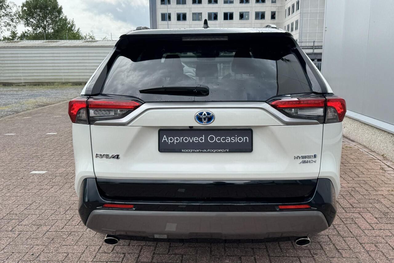 Toyota RAV4 2.5 Hybrid AWD Bi-Tone Navigatie, Dodehoekdetectie, 360" Camera, JBL, Stoelverwarming