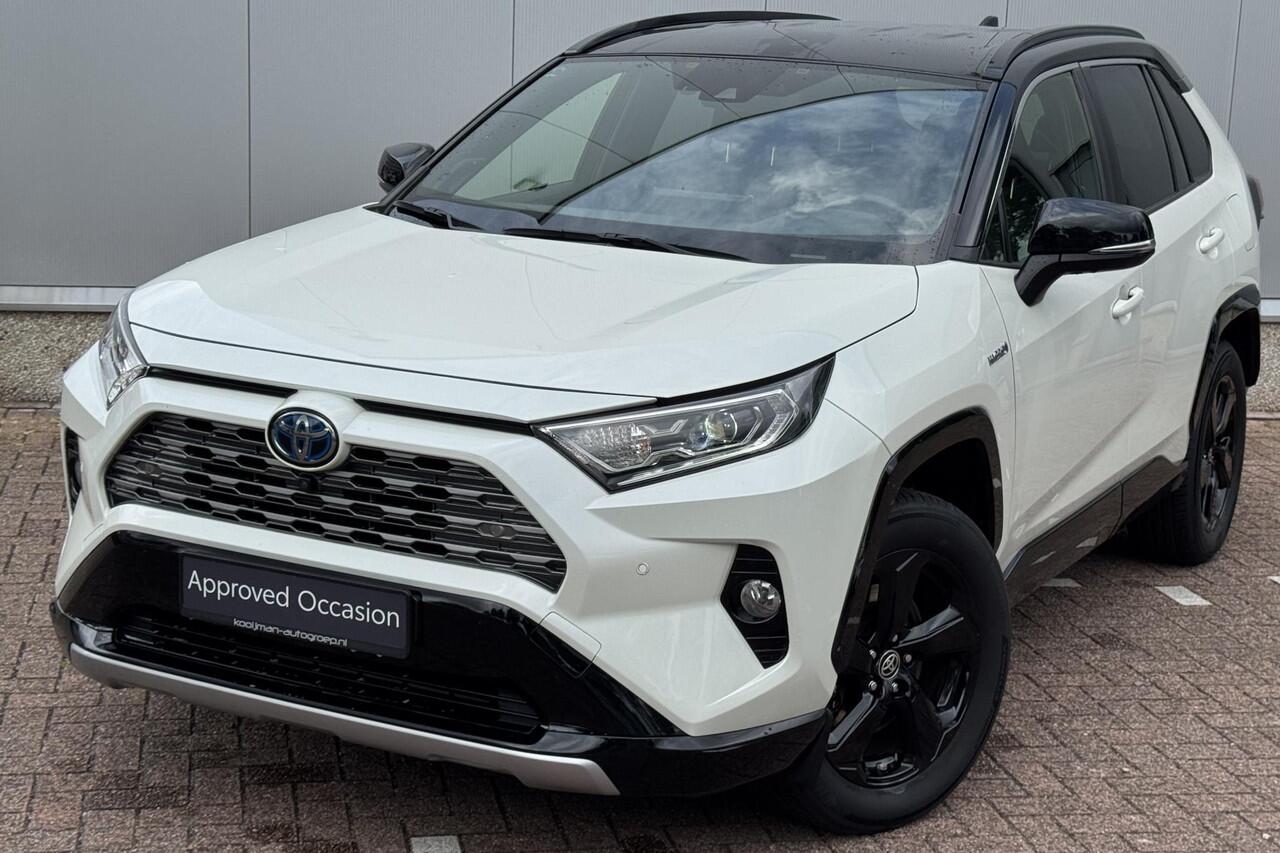 Toyota RAV4 2.5 Hybrid AWD Bi-Tone Navigatie, Dodehoekdetectie, 360" Camera, JBL, Stoelverwarming