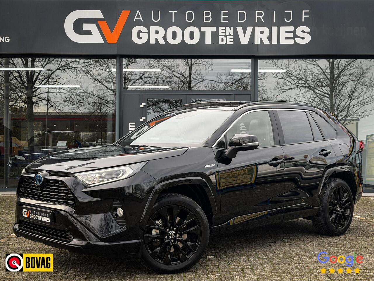 Toyota RAV4 2.5 Hybrid AWD Black Edition 1650kg trekgewicht!|Panorama|360 camera|JBL
