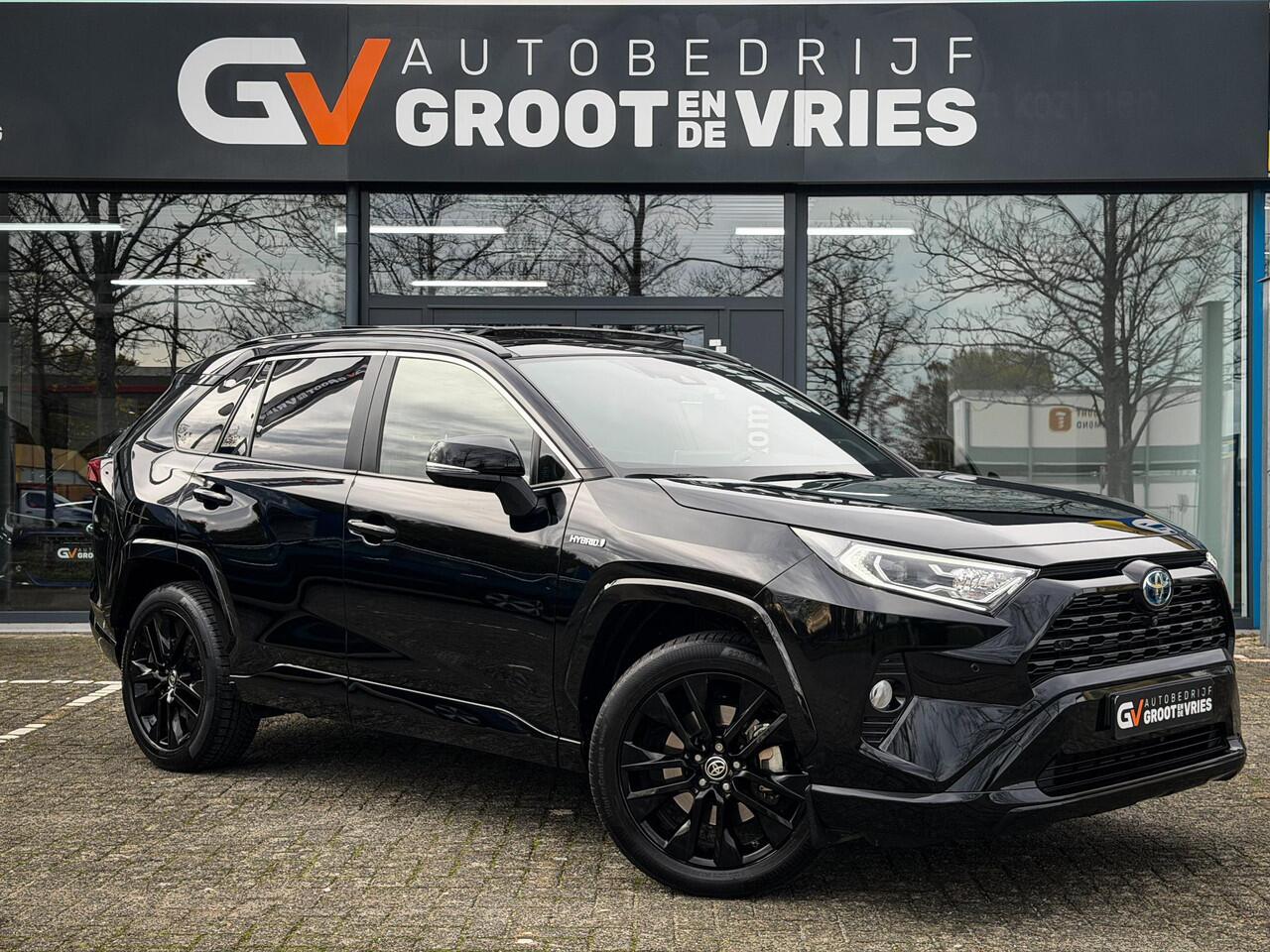 Toyota RAV4 2.5 Hybrid AWD Black Edition 1650kg trekgewicht!|Panorama|360 camera|JBL
