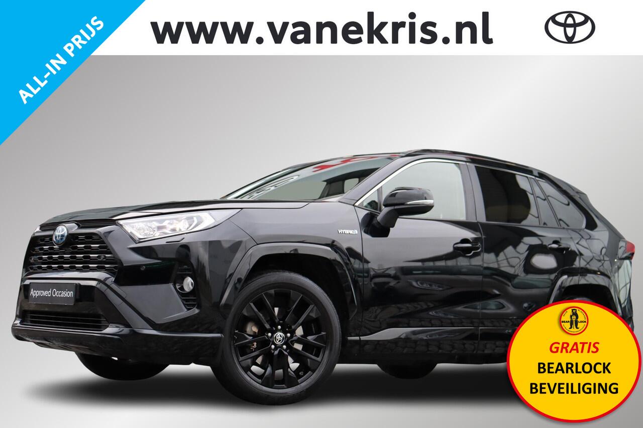 Toyota RAV4 2.5 Hybrid AWD Black Edition, Apple Carplay / Android Auto, JBL Audio, Parkeersensoren.
