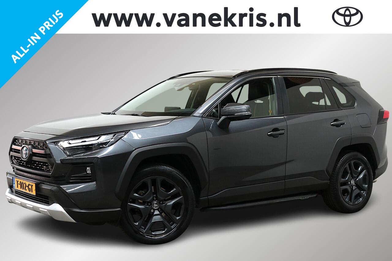 Toyota RAV4 2.5 Hybrid AWD ADVENTURE, Trekhaak, Treeplanken, Stoel & Stuurverwarming, Apple Carplay/Android Auto, BSM!