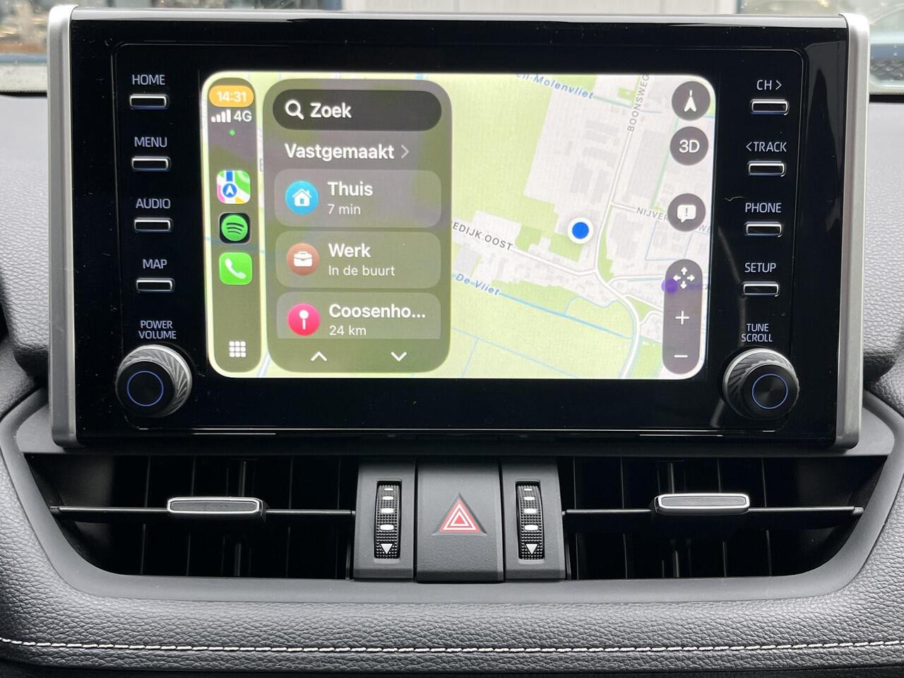 Toyota RAV4 2.5 Hybrid AWD Style Voll.Historie/4x4/Navi/Leder/Stoel+Stuurverwarming/Camera/Apple CarPlay-Android Auto