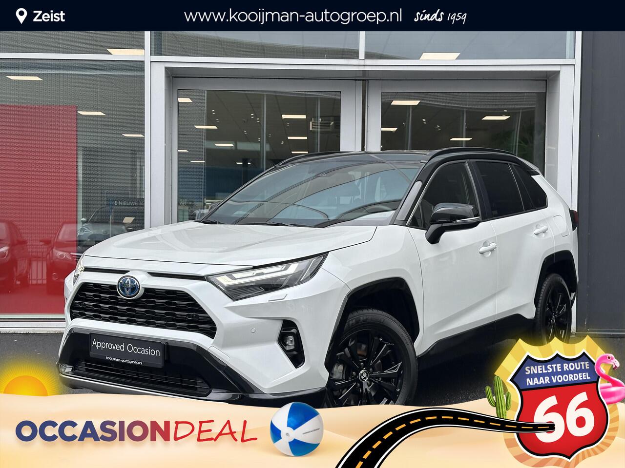 Toyota RAV4 2.5 Hybrid AWD Bi-Tone Apple Carplay/Android Auto navigatie, Stoelverwarming, Achteruitrij camera, Adaptieve cruise control, Kunstlederen/alcantara bekleding, Keyless