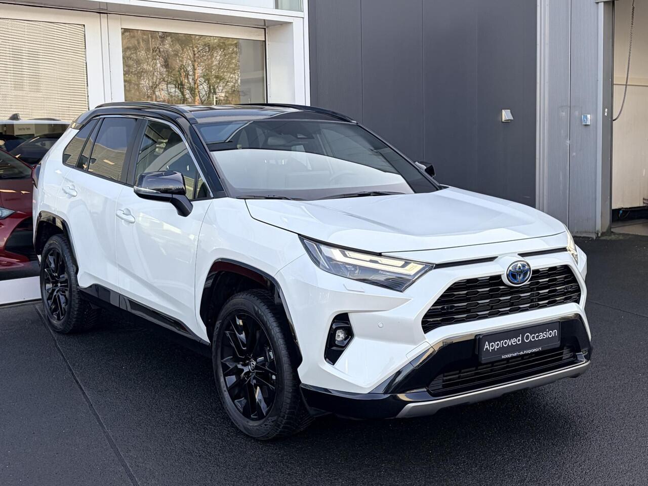 Toyota RAV4 AWD Bi-tone Navigatie, Stuurwiel- & Stoelverwarming, LED, PDC, LMV, Elek. bestuurdersstoel, Leder/stof