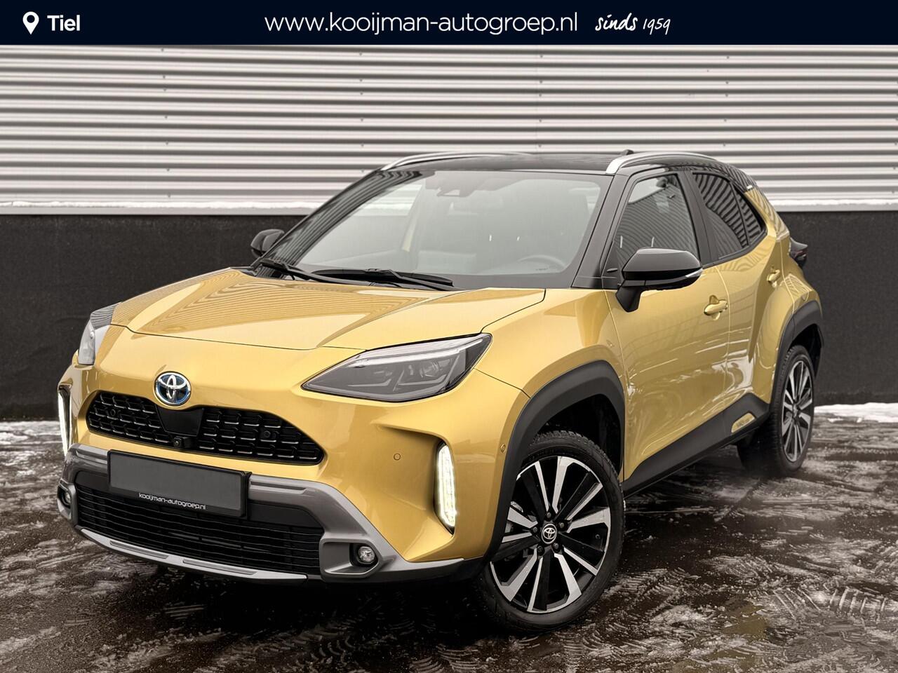 Toyota YARIS Cross 1.5 Hybrid Launch Edition AWD Panoramadak, Rondom camera, Lederen interieur, Stoelverwarming, Dodehoekdetectie, JBL, HUD, AppleCarplay AndroidAuto, LM velgen