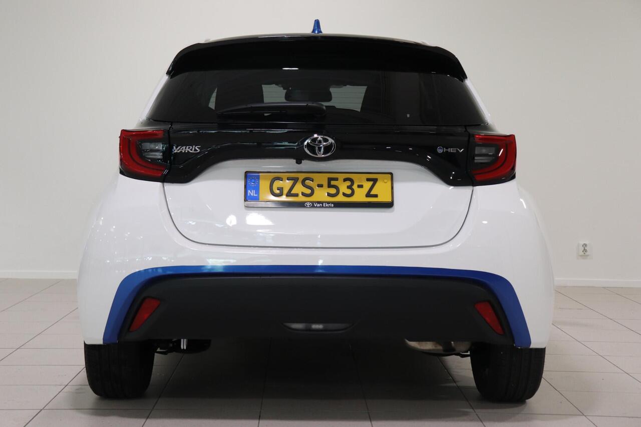 Toyota YARIS 1.5 Hybrid van Ekris Blue Line Edition, Stoelverwarming voorstoelen, Apple Carplay/Android Auto, Cruise & Climate control, Parkeercamera!