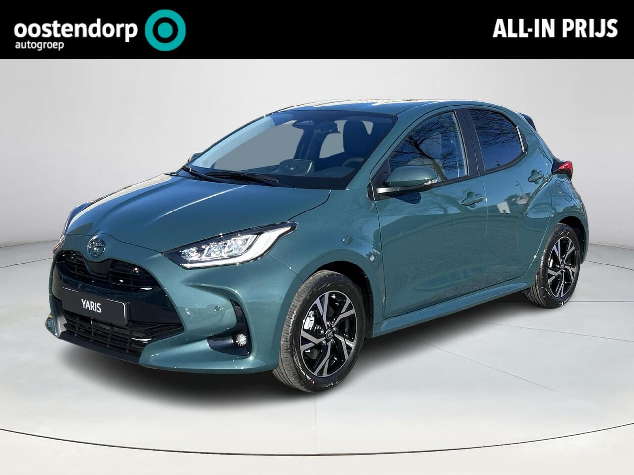 Toyota YARIS 1.5 Hybrid 115 Dynamic **NIEUWE AUTO/ COMFORT PACK/ FORREST GREEN/ BINNENKORT LEVERBAAR**