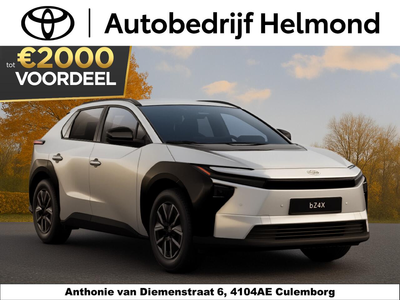 Toyota bZ4X Active Limited Edition 58 kWh ¤37.995,- RIJKLAAR! Nu ¤2.000,- voordeel! Nu extra scherp geprijsd!